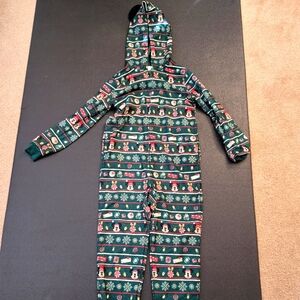 Festive Green Hooded Disney Onesie